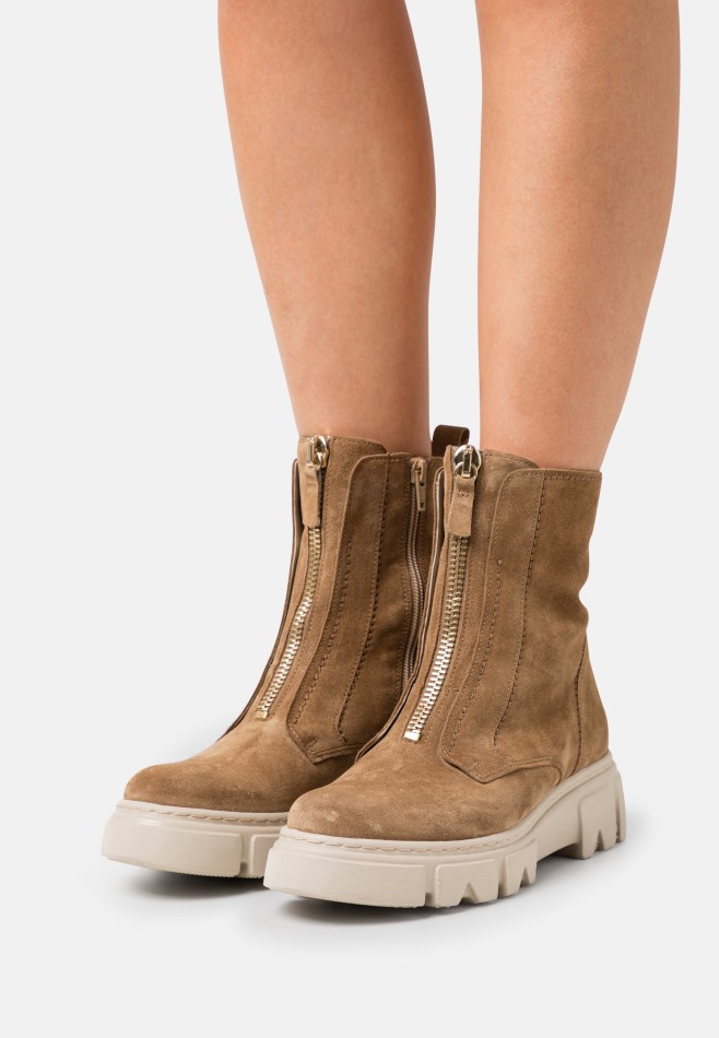 Bottines à Lacets Gabor | Exclusif Salbei/poussière